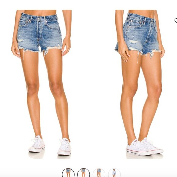 Agolde Denim Shorts Parker Short 2.5" Inseam Clutch Size 32 - Picture 1 of 10